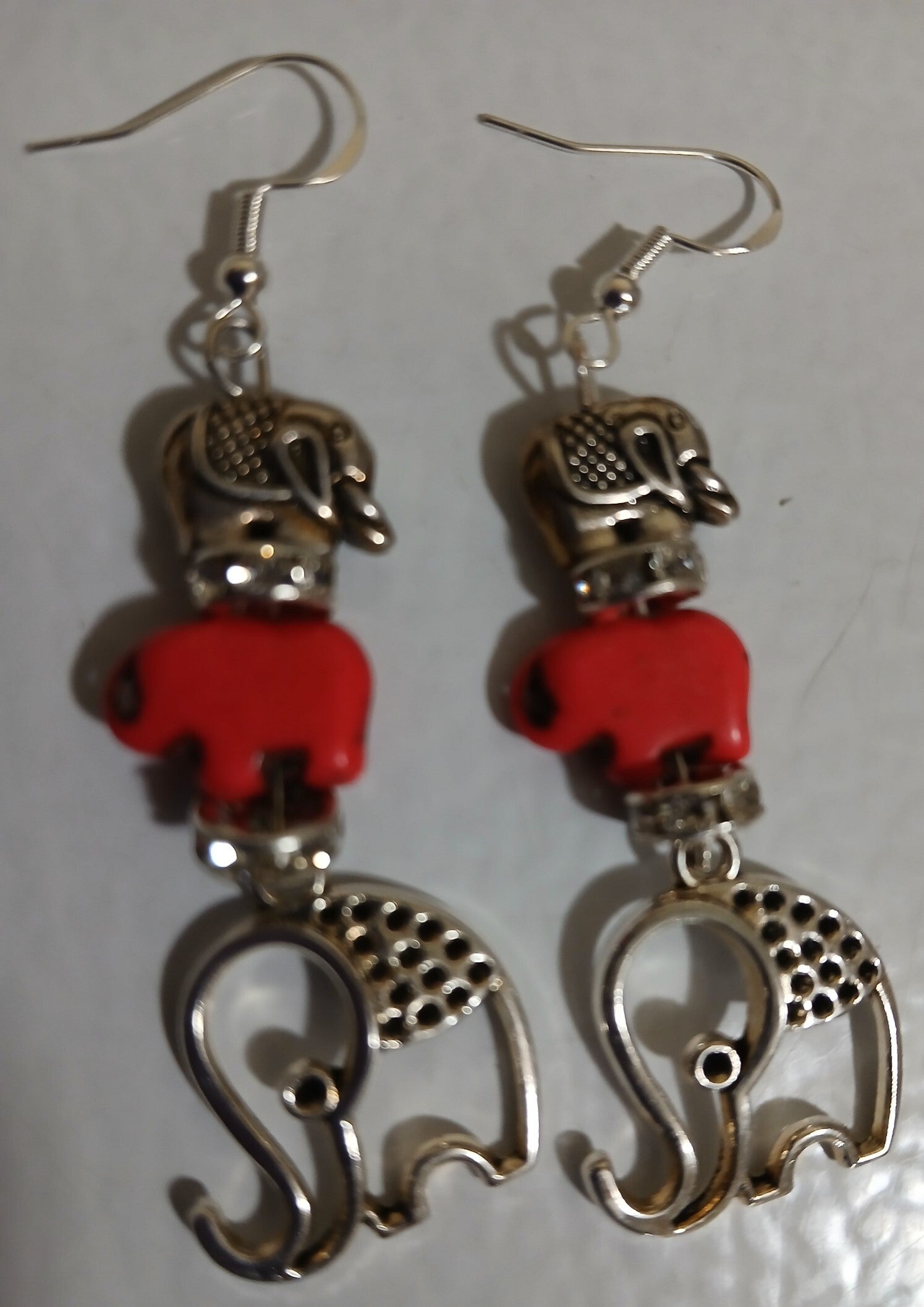 Dangle Circus Elephants in PINK