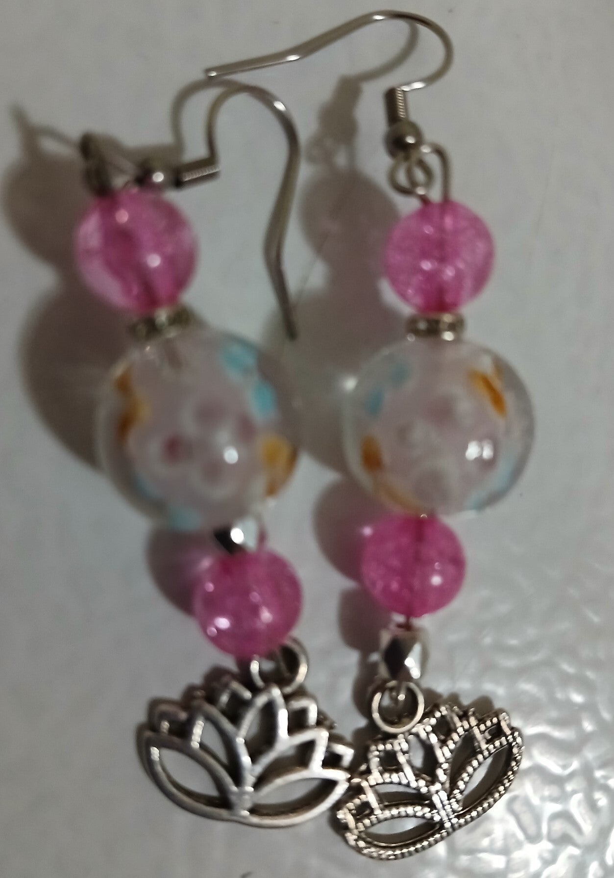 Dangle: Lotus Flower in Pink