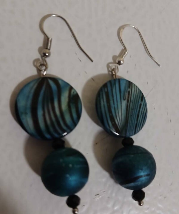 Drop Blue round stripe (short)