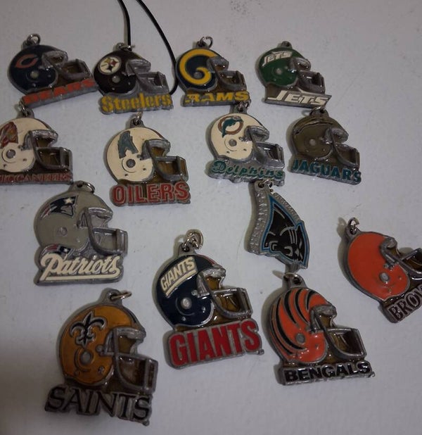 Football Pendants Chain $25 Cord $20