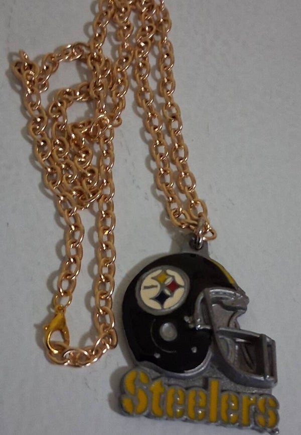 Mens football pendants on Gold Chain $25