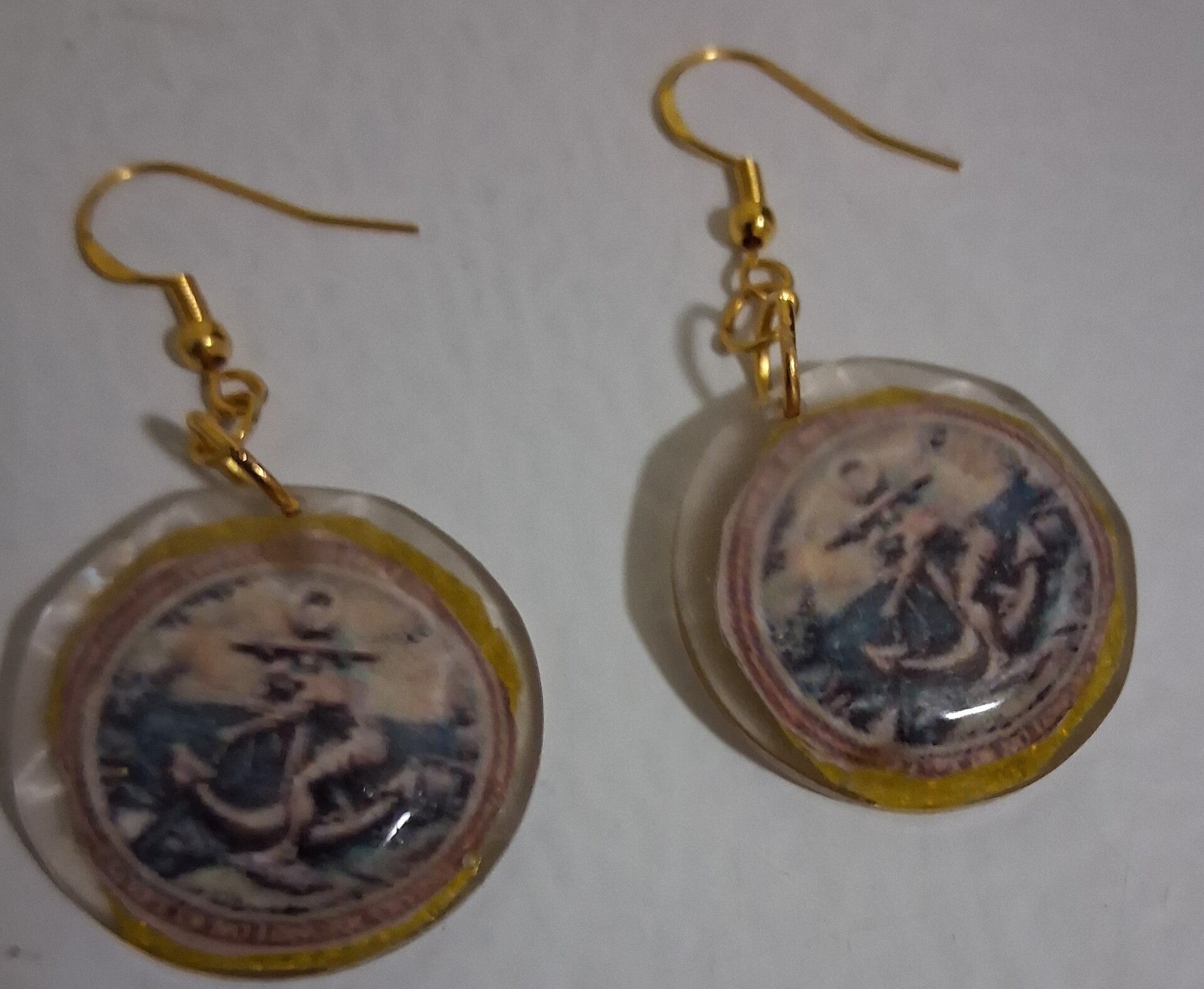 Military Resin Navy Anchor Round