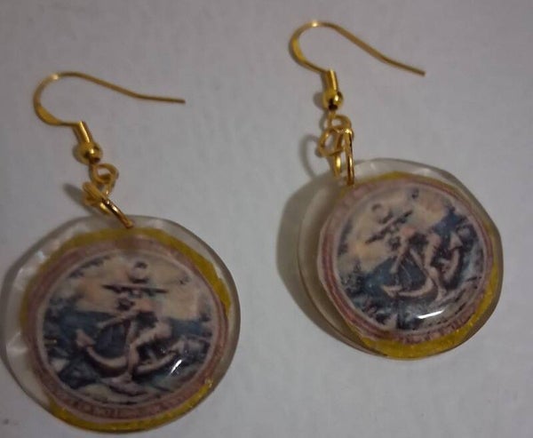 Military Resin Navy Anchor Round