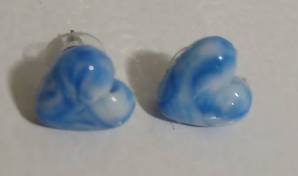 Post Blue Hearts Swirl