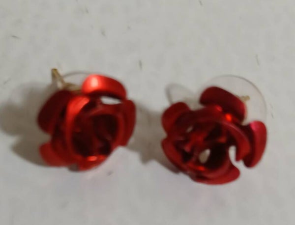 Posts Foil Red Flowers