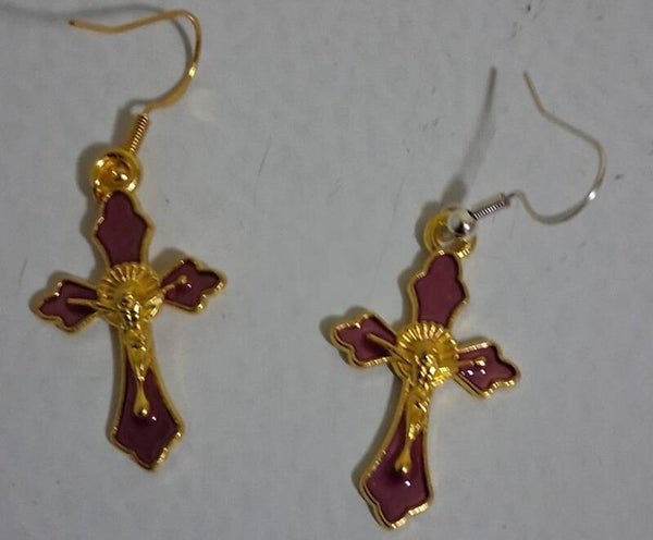 Posts with Cross Purple / Gold