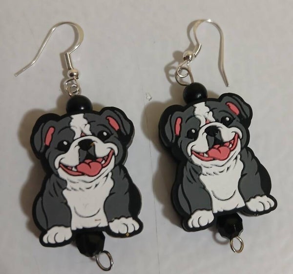 Fish hooks with Pitbull pup