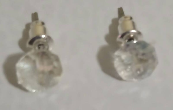 Stud Clear Crystal