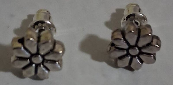 Studs Flowers silver