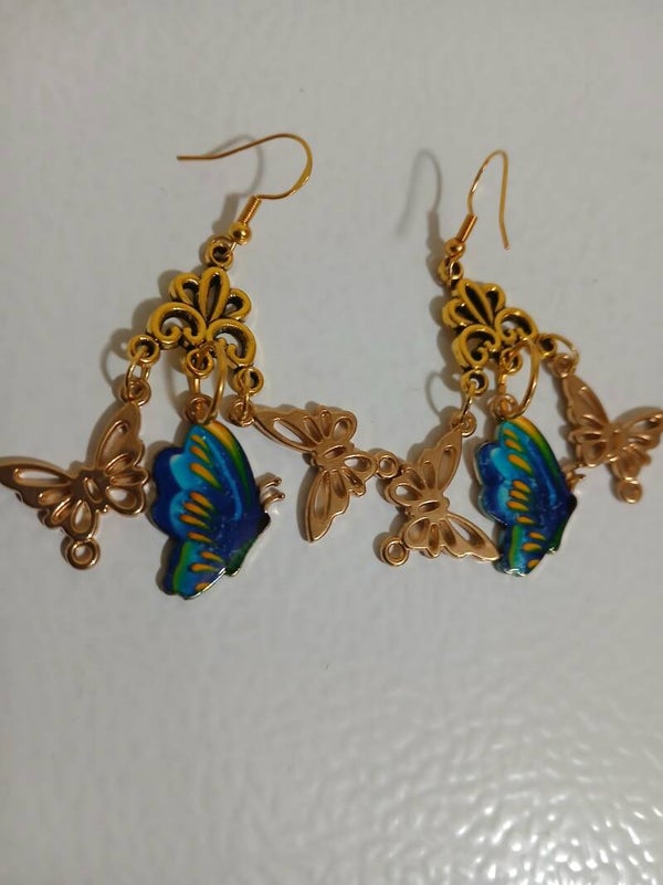 Teardrop Blue Butterfly