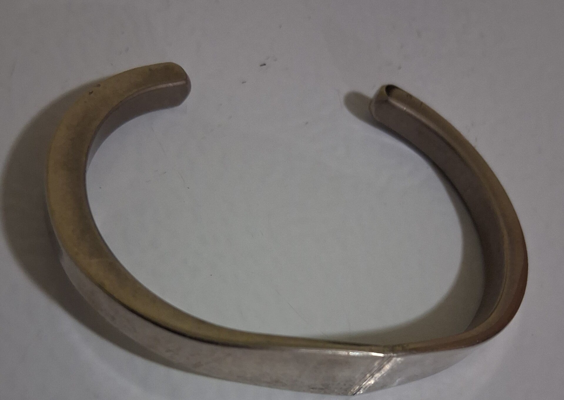 Vintage Bracelet open style Silver (someone handmade a long time ago)