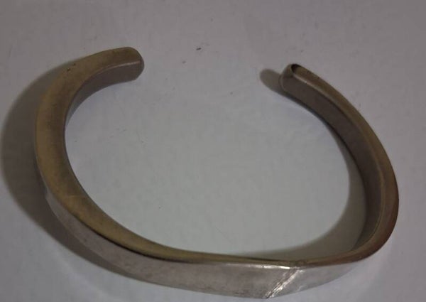Vintage Bracelet open style Silver (someone handmade a long time ago)