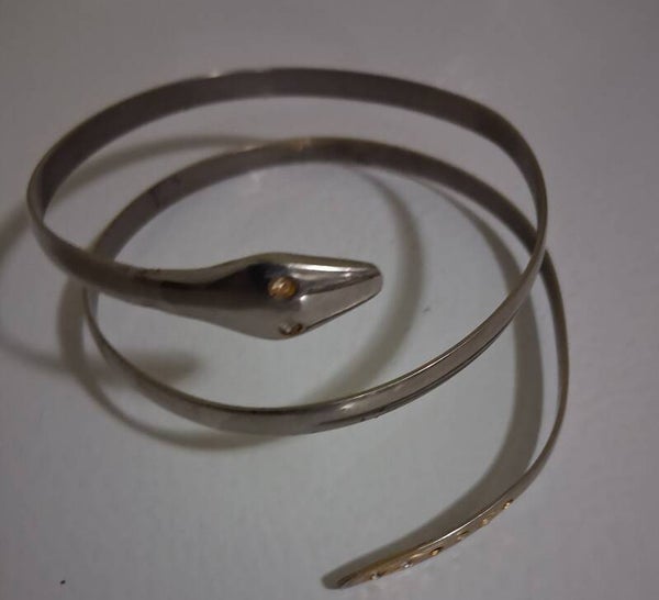 Vintage Bracelet SNAKE coil