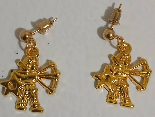Zodiac Sagittarius Sign Gold
