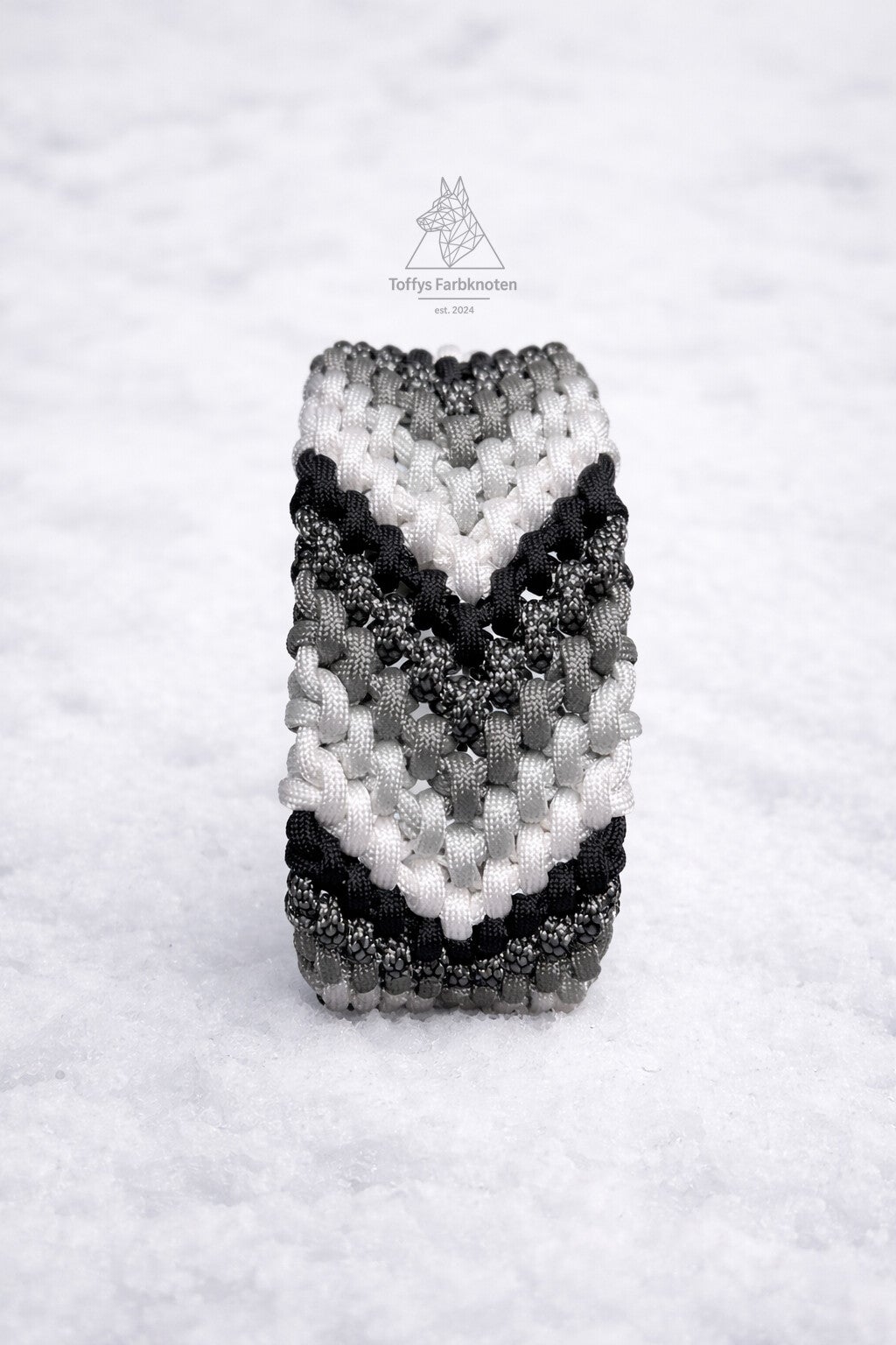 Paracord Halsband – Chevron XXL (extra breit & stark)