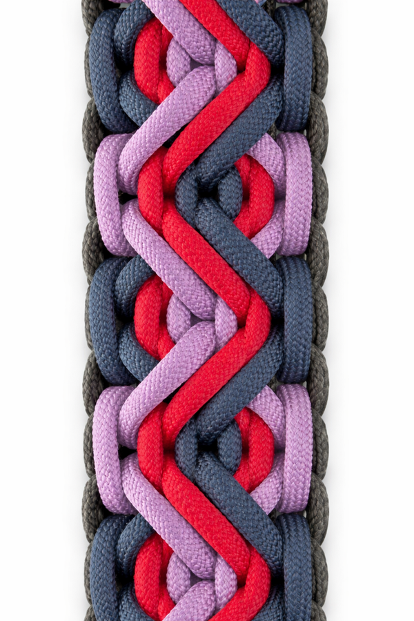 Paracord Halsband – Mystique Wutz (individuell & handgemacht)