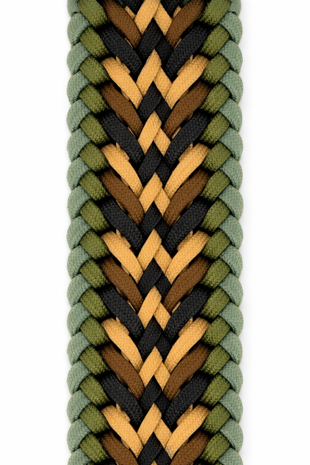 Paracord Halsband – Crazy Rattan (auffällig & stabil)