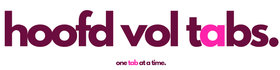 Hoofd vol tabs