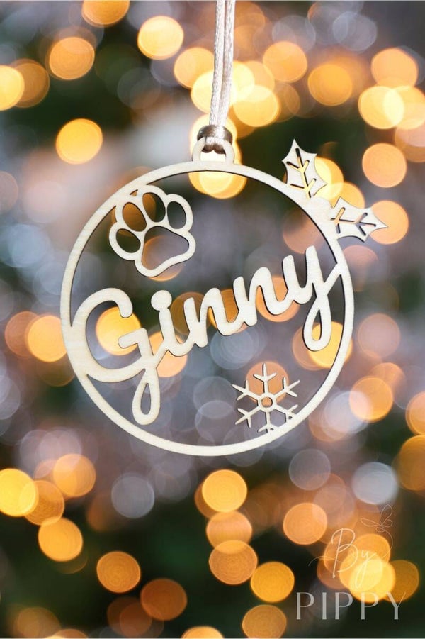 Kerst ornament hond 3