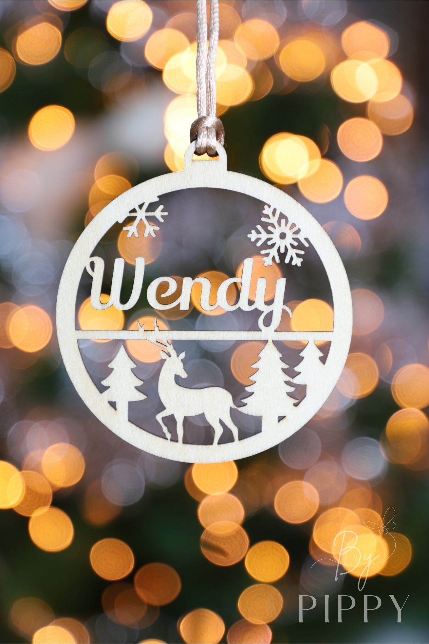 Kerst ornament naam 4