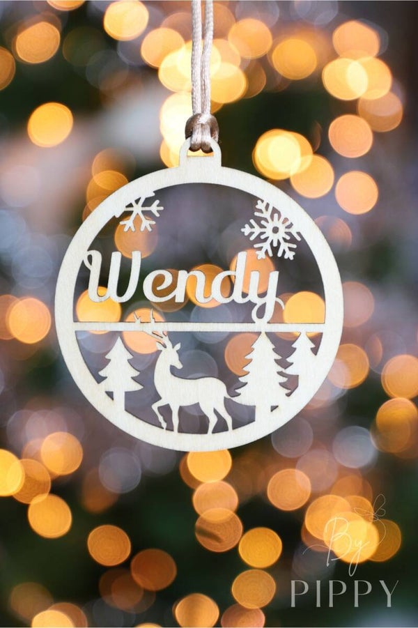 Kerst ornament naam 4