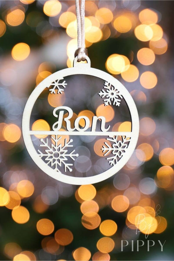 Kerst ornament naam 5