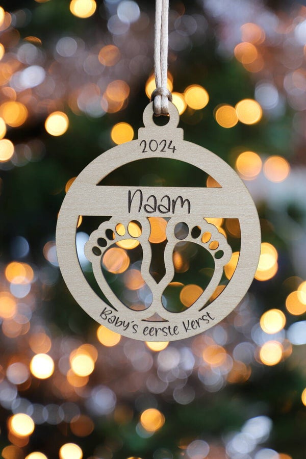 Kerst ornament - Baby's eerste kerst 1