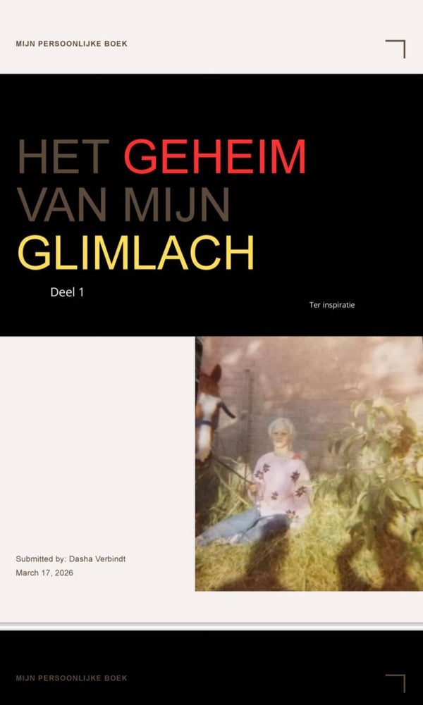 Boek: Het Geheim van Mijn Glimlach (deel 1)
