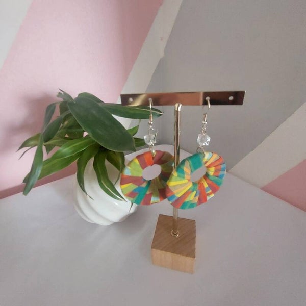 Boucles d'oreilles HALO - Madras