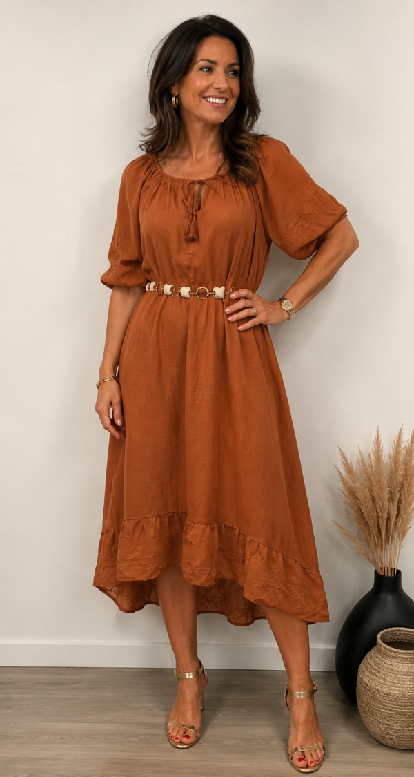 Sil’s Cotton Dress Terra