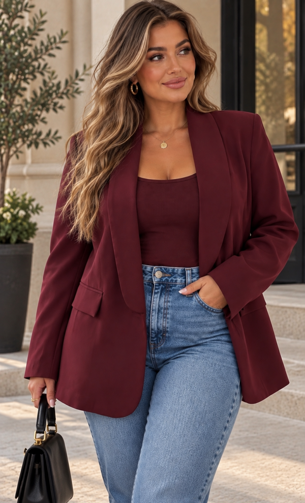 Sil’s Blazer Bordeaux