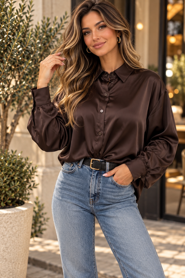Sil’s Satin Blouse