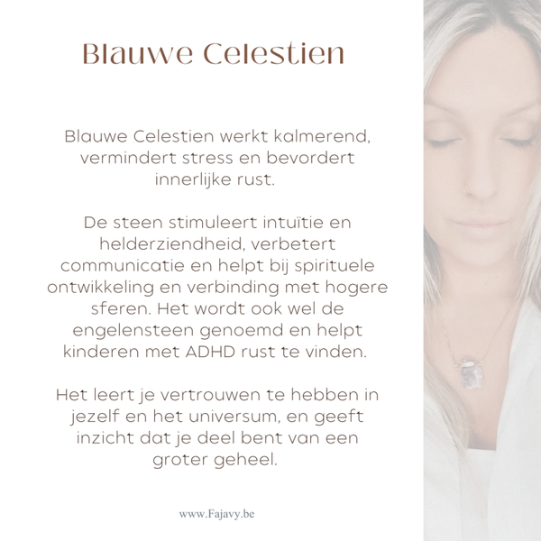 Blauwe Celestien Maanvorm
