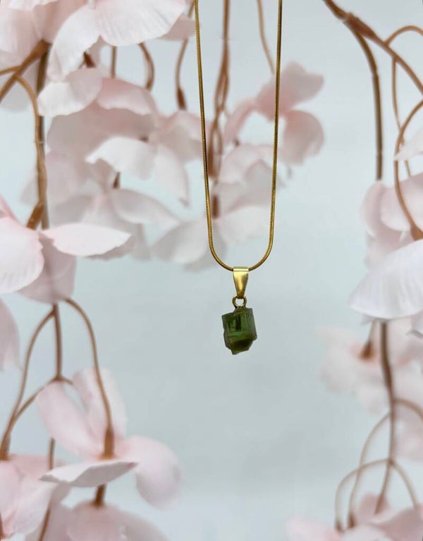 Groene Toermalijn ketting 1