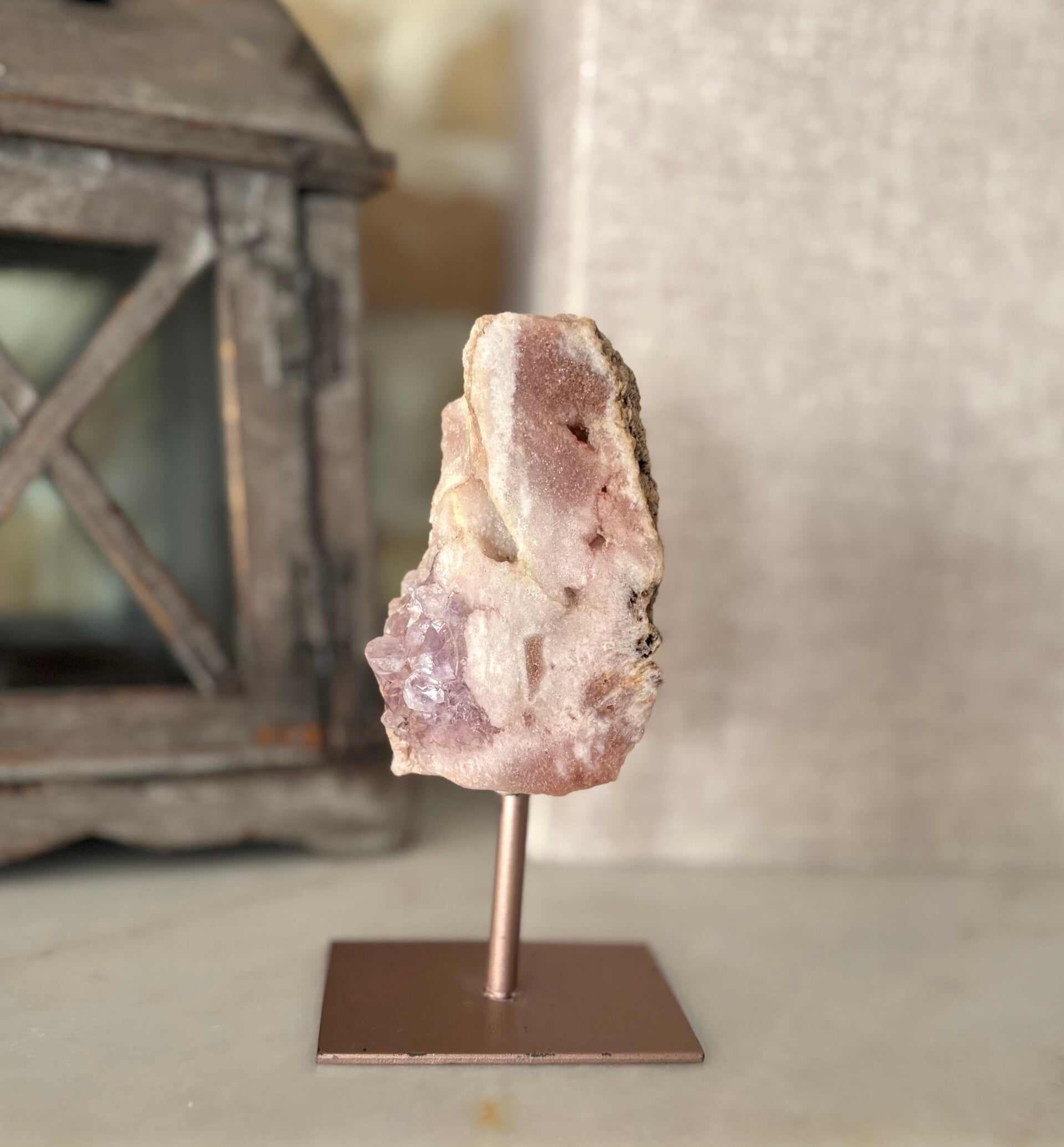 Roze Amethist stand 1.