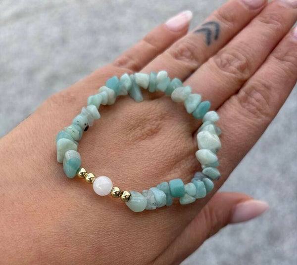 Amazoniet & Witte Jade