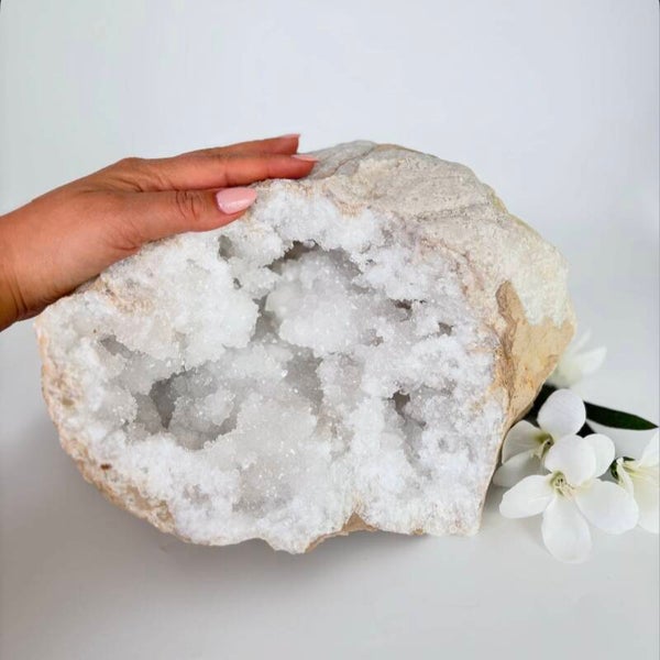 Bergkristal geode