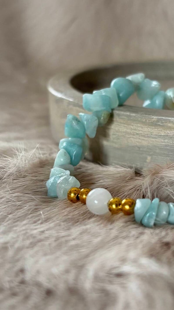 Amazoniet & Witte Jade