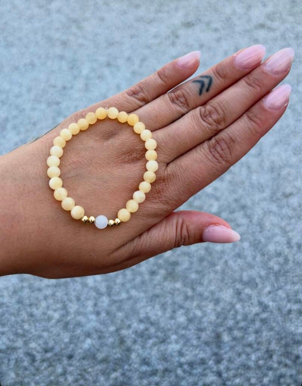 Gele Calciet & Witte Jade