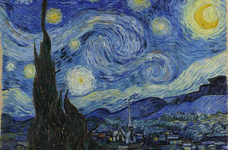 La noche estrellada de Vincent van Gogh