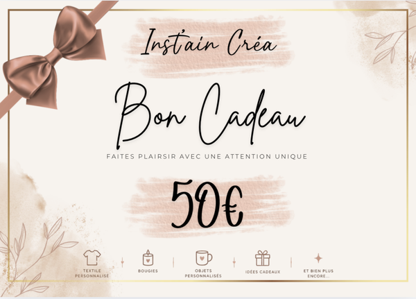 Bon Cadeau 50 €