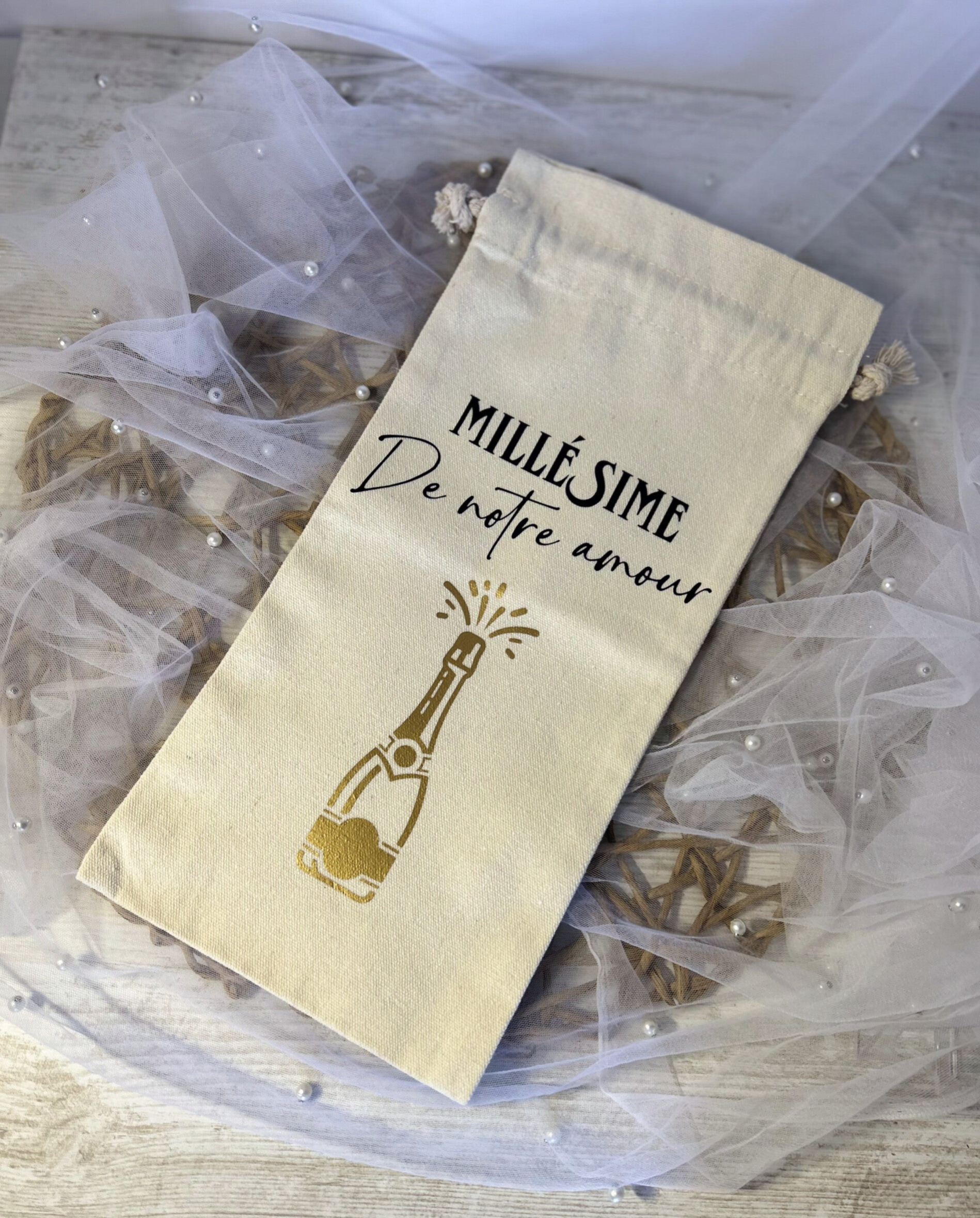 Sac à bouteille - Millésime de notre amour