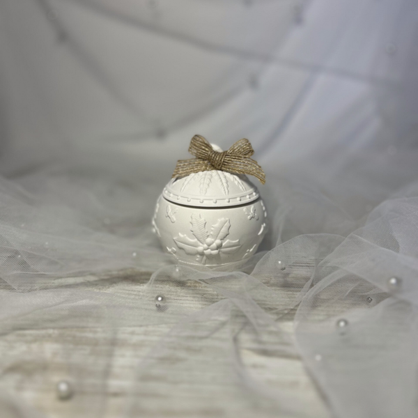Boule de Noël - Collection Houx d'hiver