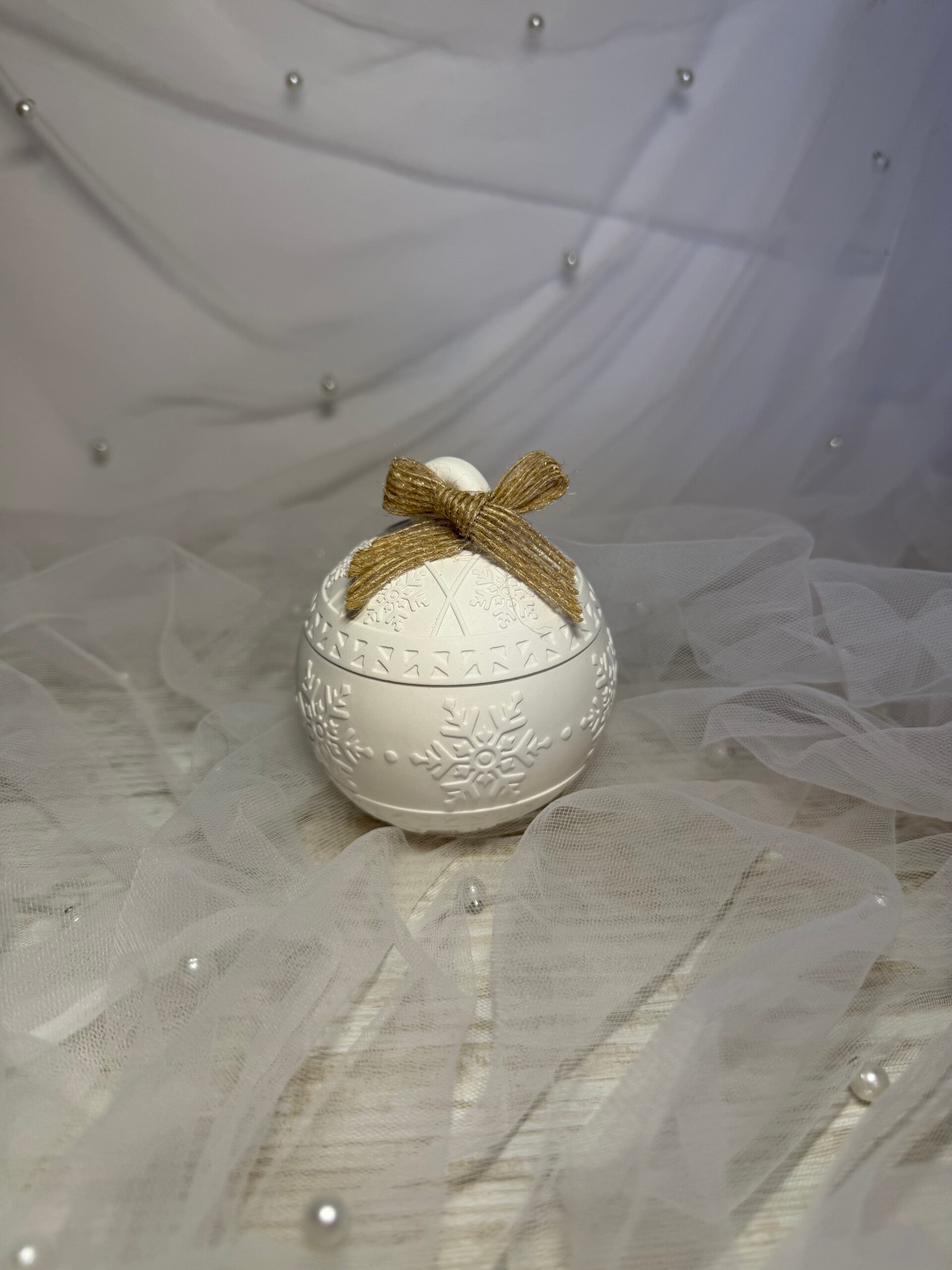 Boule de Noël - Flocon d'hiver