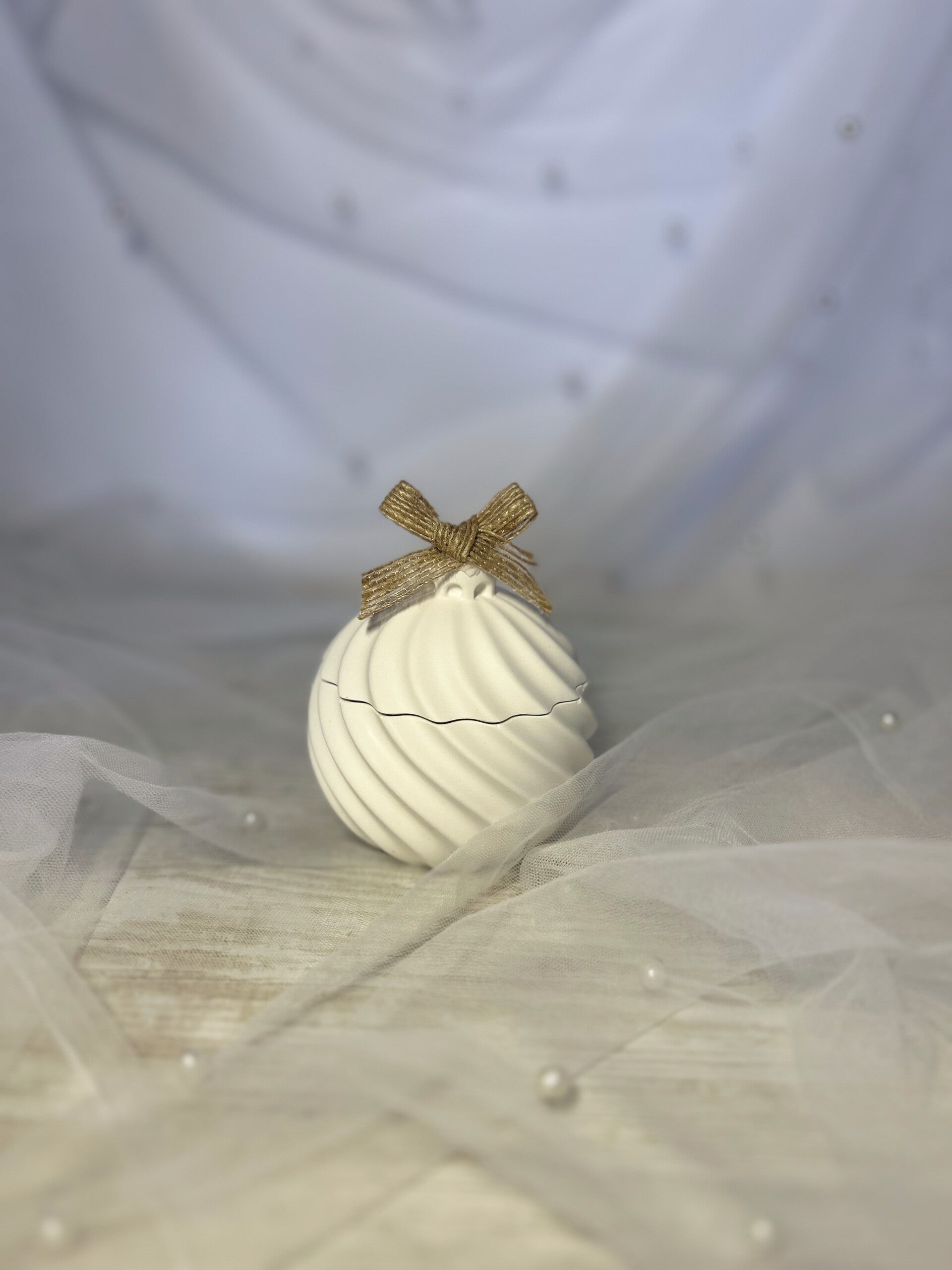 Boule de Noël - Collection Spirale d'hiver
