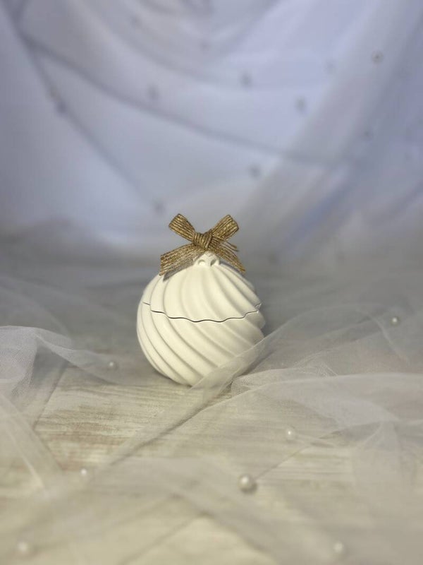 Boule de Noël - Collection Spirale d'hiver