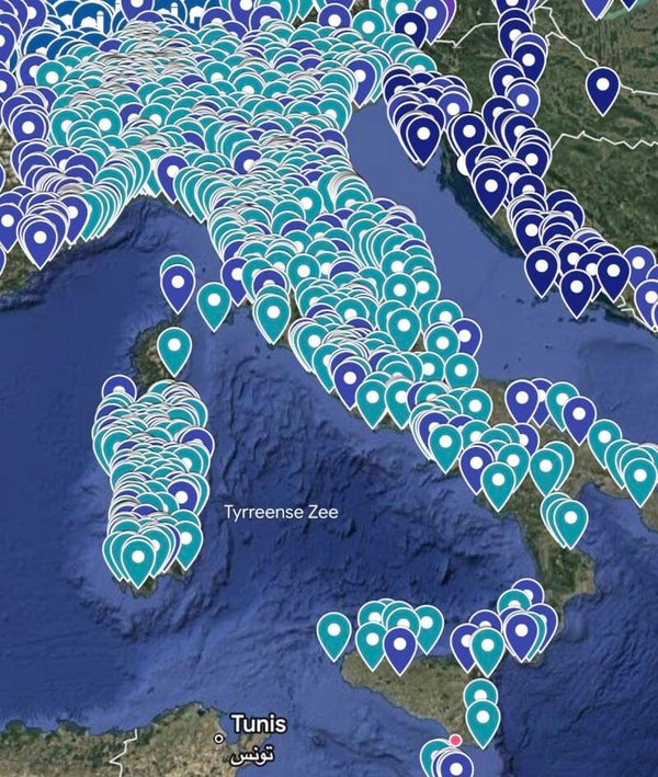 Urbex map Italy 🇮🇹