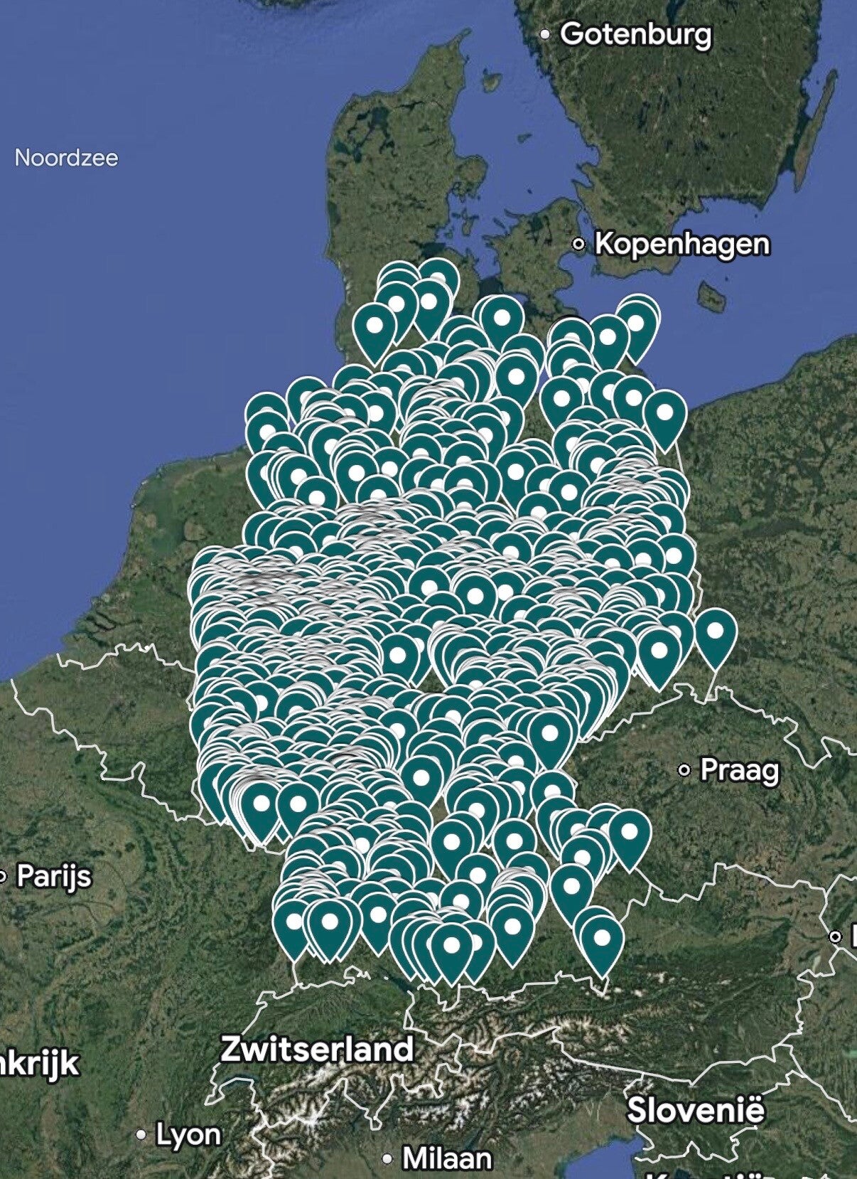Urbex map Germany