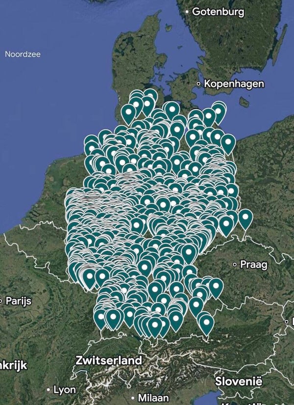 Urbex map Germany