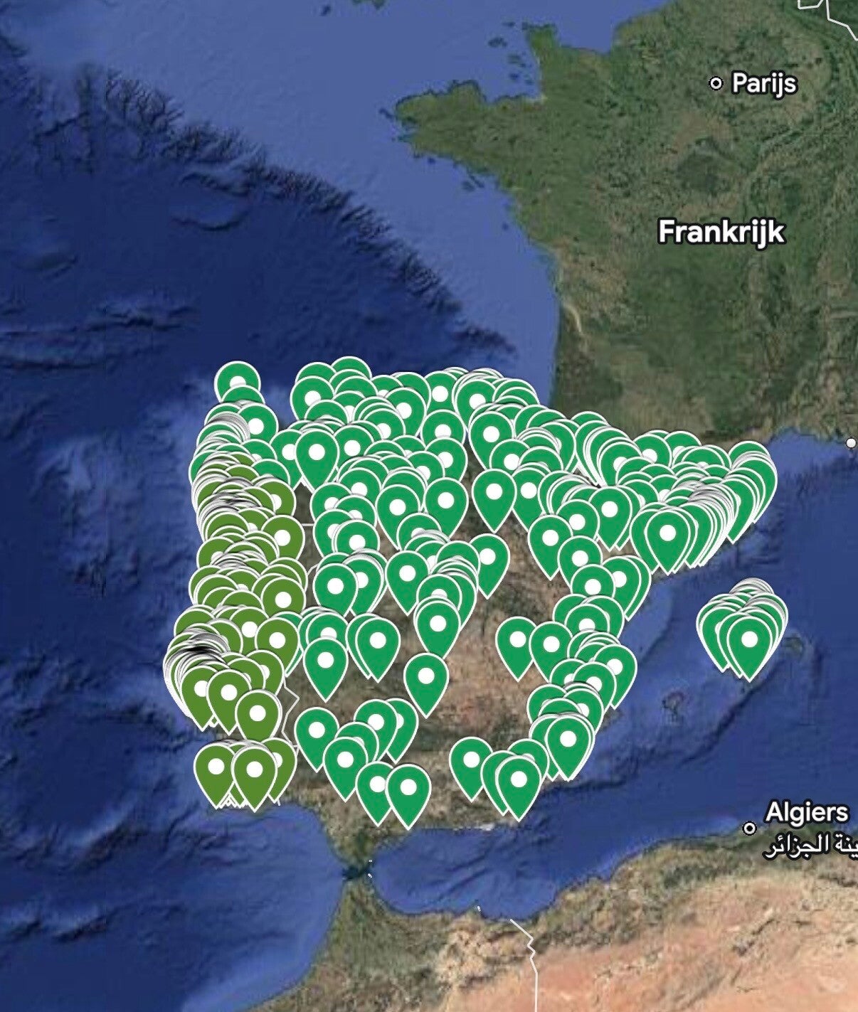 Urbex map Spain  + Portugal